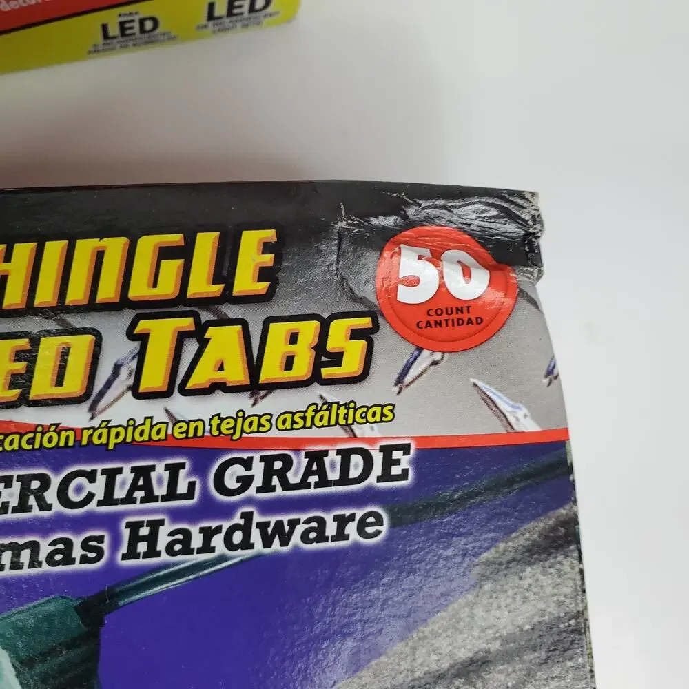 150 Count Adams Commercial Grade Shingle speed tabs light for Christmas Lights